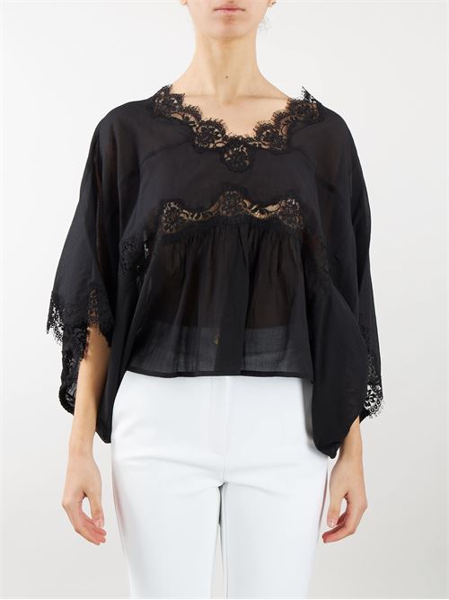 Blouse with lace Ermanno by Ermanno Scervino ERMANNO BY ERMANNO SCERVINO |  | D44EK008E35MF099